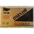 Maxell HGX-Gold TC30 VHS-C Video Cassette on Sale