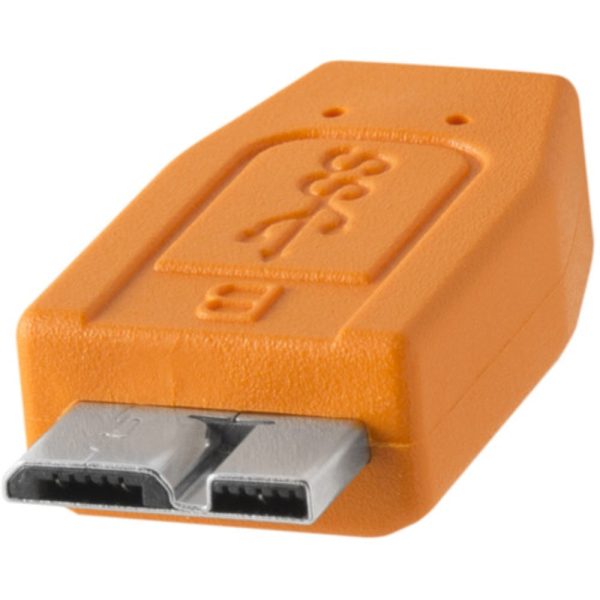 Tether Tools TetherPro USB 3.0 Male Type-A to USB 3.0 Micro-B Cable | 15 , Orange Cheap