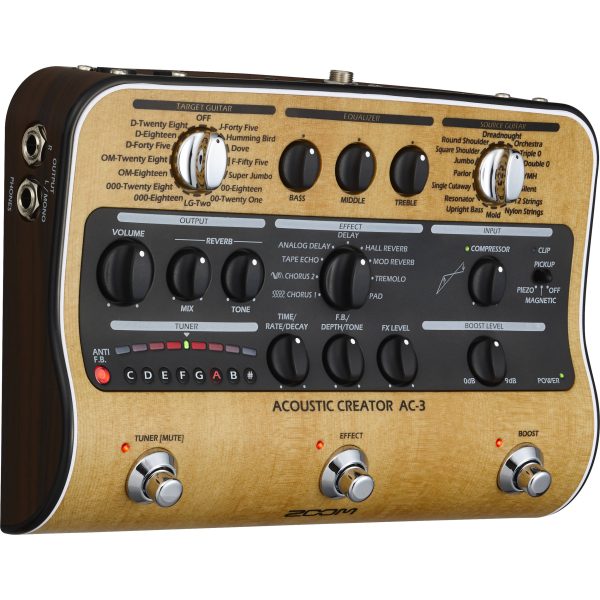 Zoom AC-3 Acoustic Creator Pedal Supply