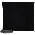 Westcott X-Drop Pro Fabric Backdrop Kit | Rich Black, 8 x 8  For Sale