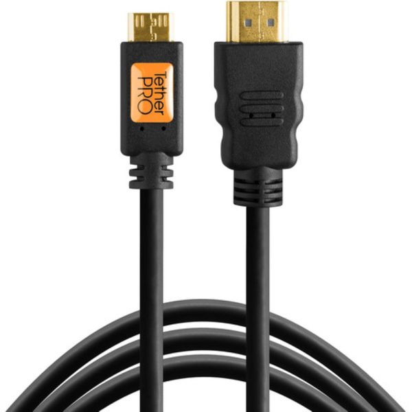 Tether Tools TetherPro High-Speed Mini-HDMI to HDMI Cable with Ethernet | 15  For Cheap