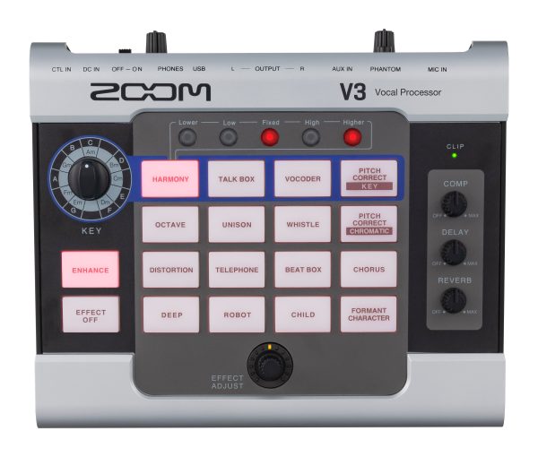 Zoom V3 Multi-Effects Vocal Processor Online Sale