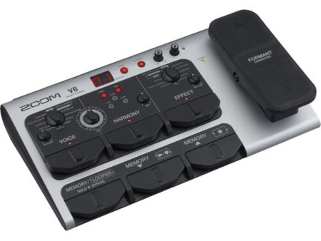 Zoom V6-SP Multi-Effects Vocal Processor Pedal Hot on Sale