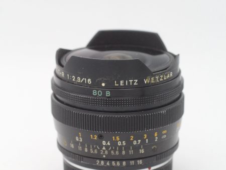 Used Leica Fish-Eye Elmarit R 16mm F 2.8 for Leica R - Used Very Good Online now