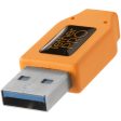 Tether Tools TetherPro USB 3.0 Male Type-A to USB 3.0 Micro-B Cable | 15 , Orange Cheap