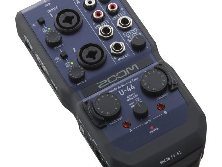 Zoom U-44 Handy 4-In 4-Out Audio Interface Online Sale