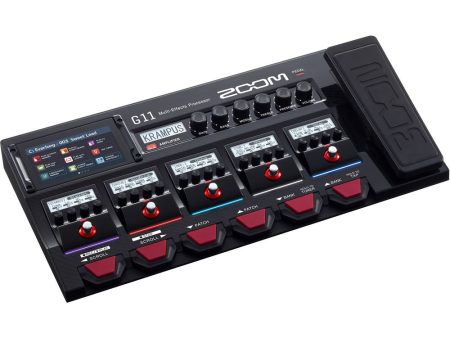 Zoom G11 Multi-Effects Processor for Electric Guitar Supply