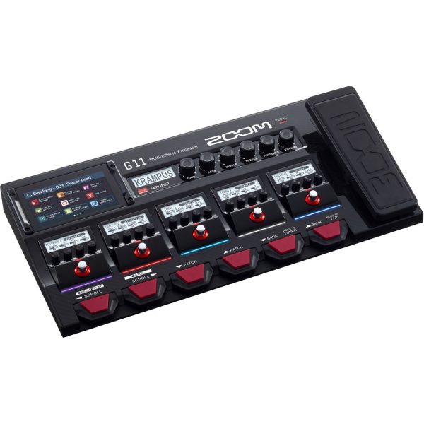 Zoom G11 Multi-Effects Processor for Electric Guitar Supply