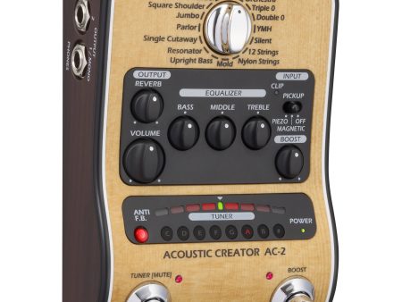 Zoom AC-2 Acoustic Creator Pedal Hot on Sale