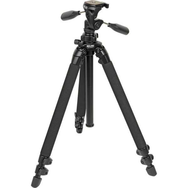 Slik Pro 400 DX Tripod with SH-705E 3-Way, Pan-and-Tilt Head Online Sale