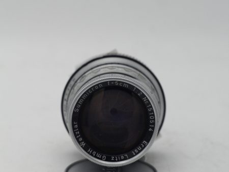 Used Leica 5cm f 2 (50mm) M Mount Lens Chrome - Used Very Good Online