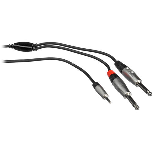 Hosa Technology REAN 3.5mm TRS to Dual 1 4  TS Pro Stereo Breakout Cable - 10  Online Hot Sale