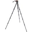 3 Legged Thing Jay Carbon Fiber Tripod with Quick Leveling Base and AirHed Cine-A Fluid Head System For Sale