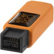 Tether Tools TetherPro FireWire 800 9-Pin to FireWire 800 9-Pin Cable | Orange, 15  on Sale